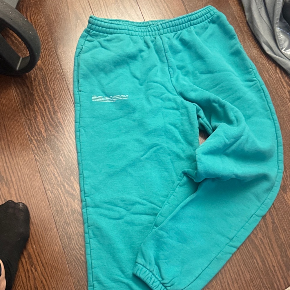 PANGAIA Teal Jogger Pants